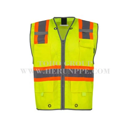 Sicherheitsweste der Klasse 2 mit Taschen
